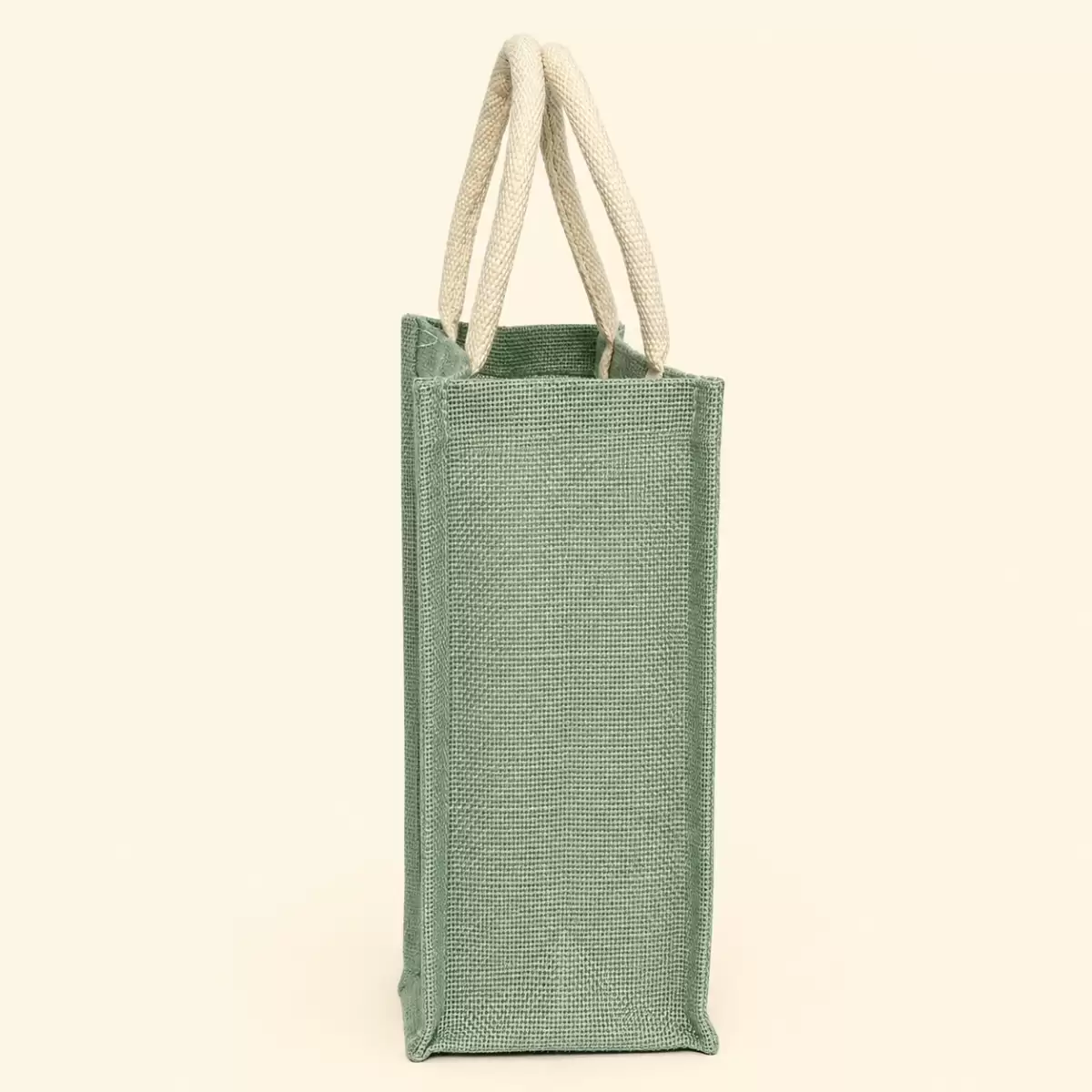 Lite Green Jute Shopping Bag