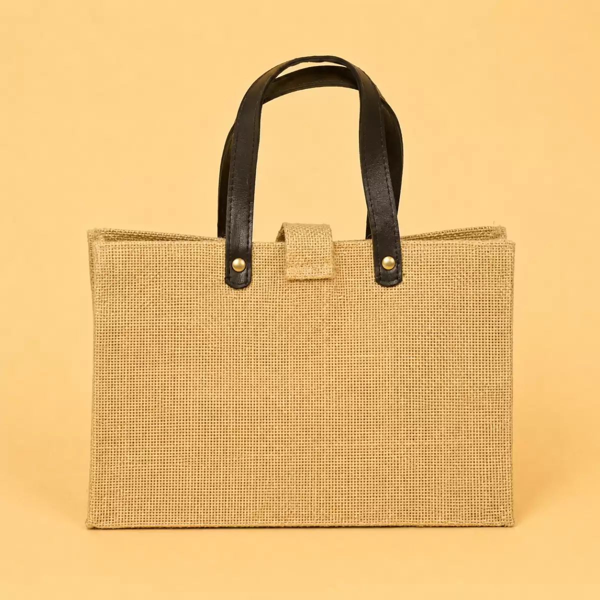 Brown Jute Shopping Bag