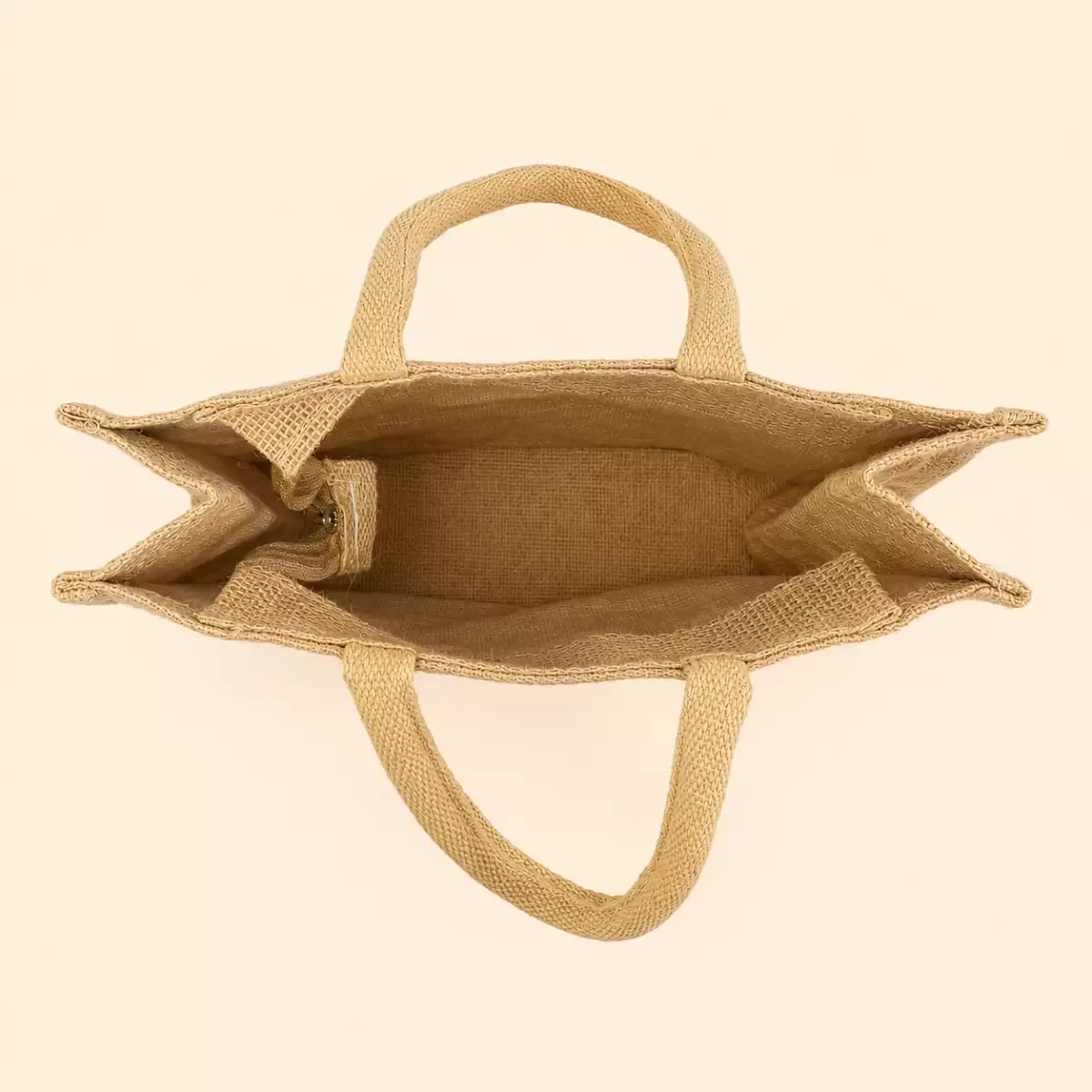 Brown Lunch Jute Bag