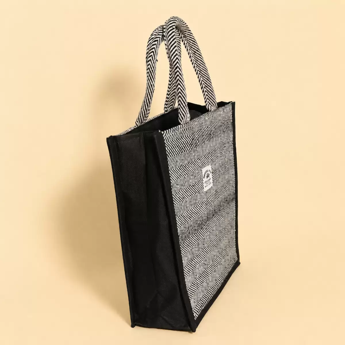 Gray Hemp Shopping Bag
