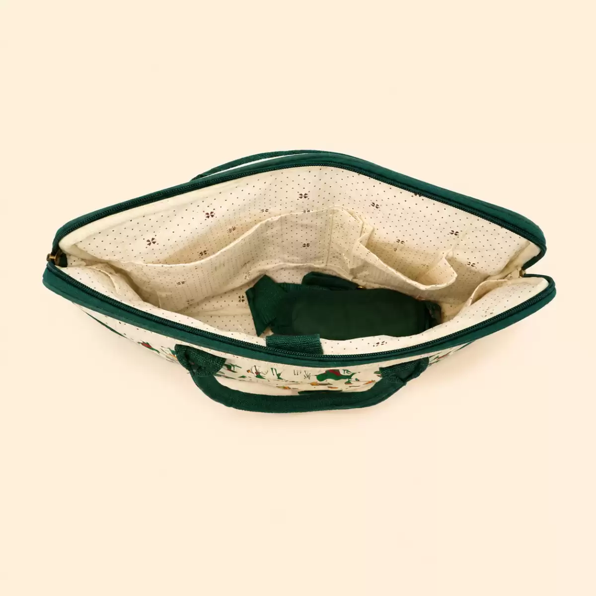 Printed Jute Laptop Bag