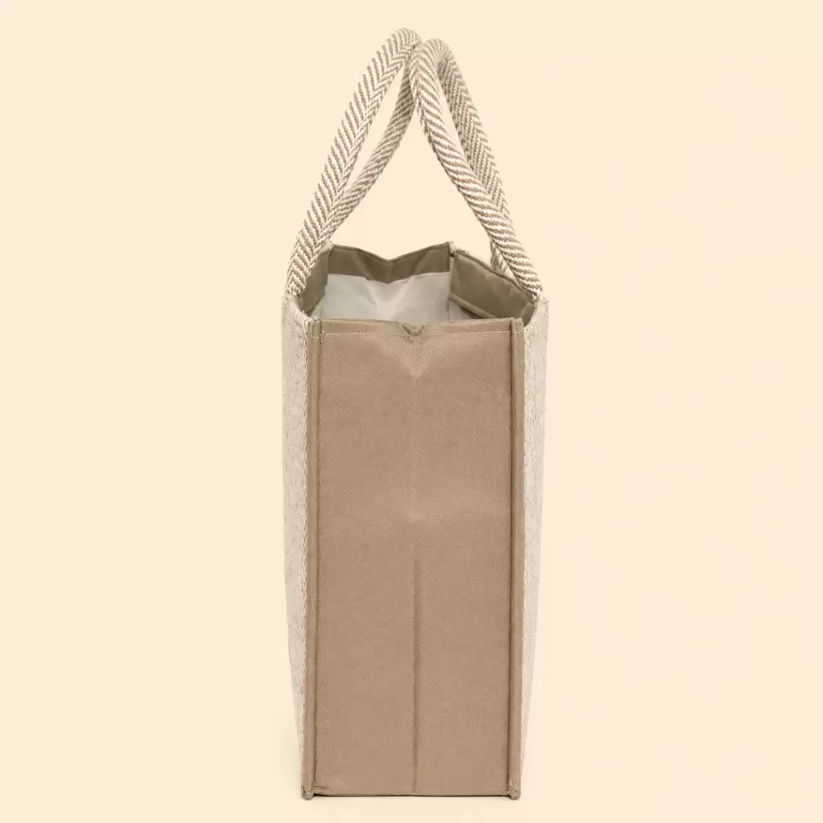 Gray Hemp Shopping Bag