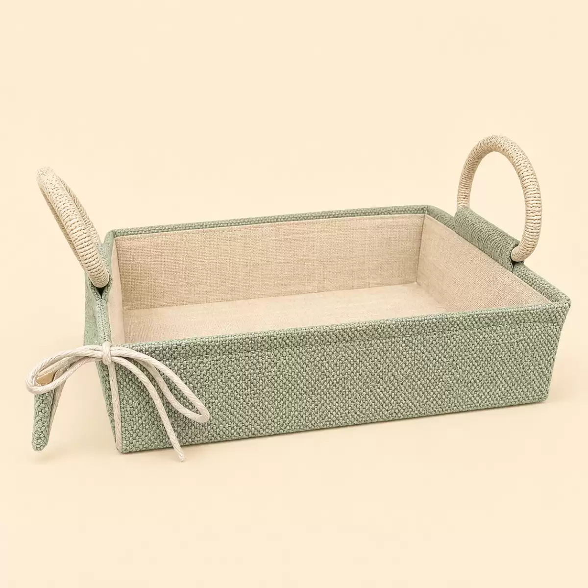 Light Green Jute Basket